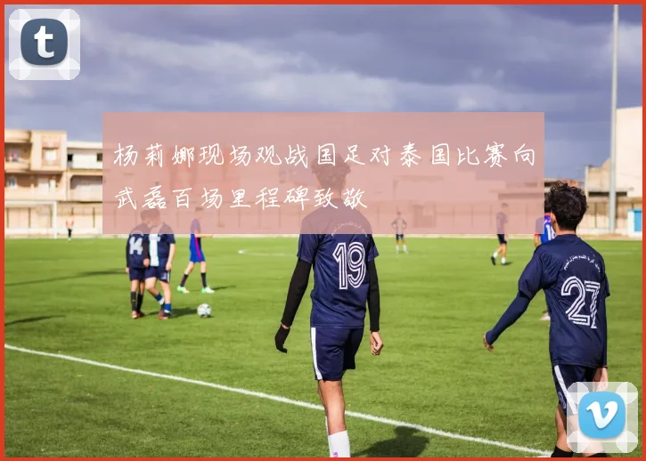 杨莉娜现场观战国足对泰国比赛向武磊百场里程碑致敬