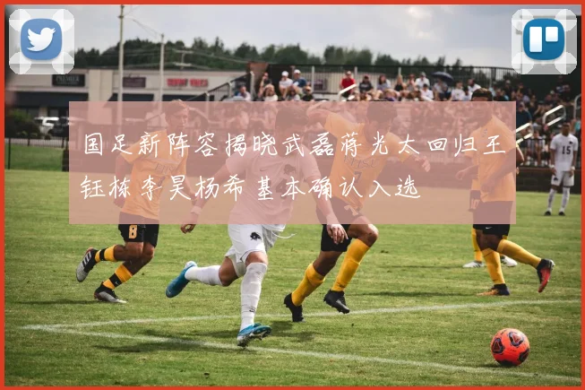 国足新阵容揭晓武磊蒋光太回归王钰栋李昊杨希基本确认入选
