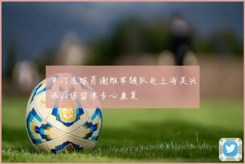津门虎球员谢维军随队赴上海吴兴涵因伤留津专心康复